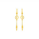 22K Gold Drop Earrings